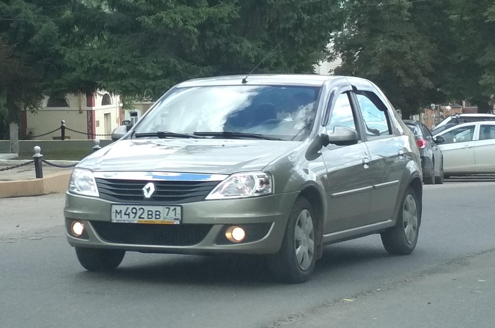 Автомобиль госномер М492ВВ71