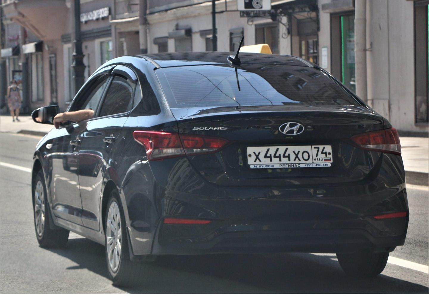 Автомобиль госномер Х444ХО74