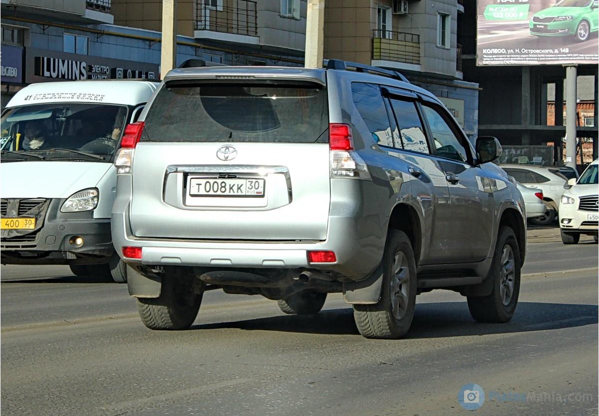 Автомобиль госномер Т008КК30