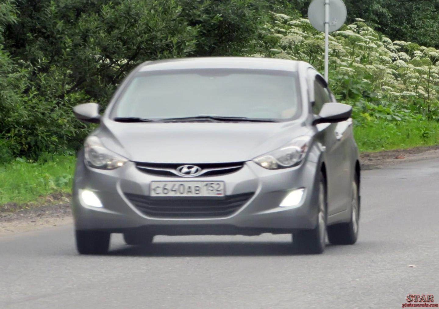 Автомобиль госномер С640АВ152