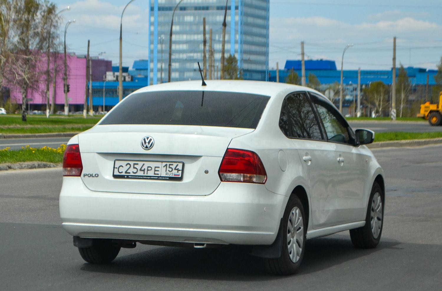 Автомобиль госномер С254РЕ154