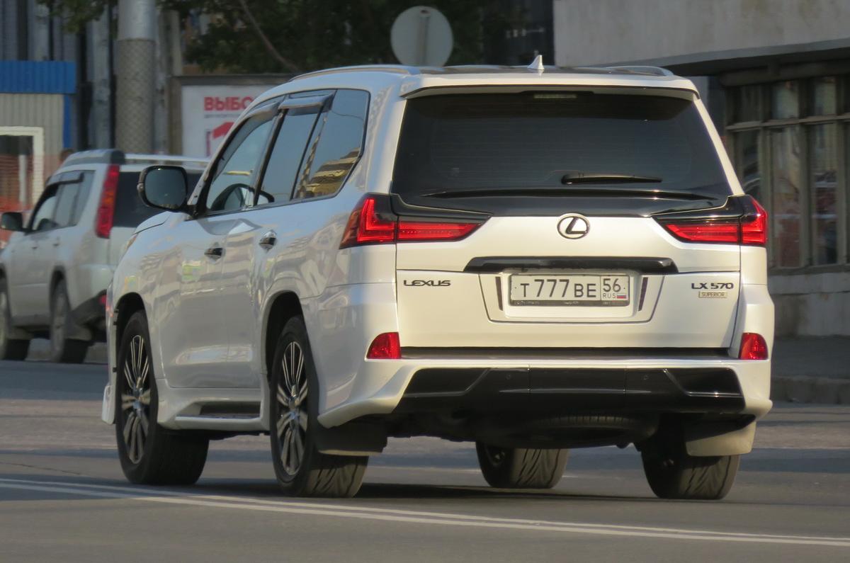 Автомобиль госномер Т777ВЕ56