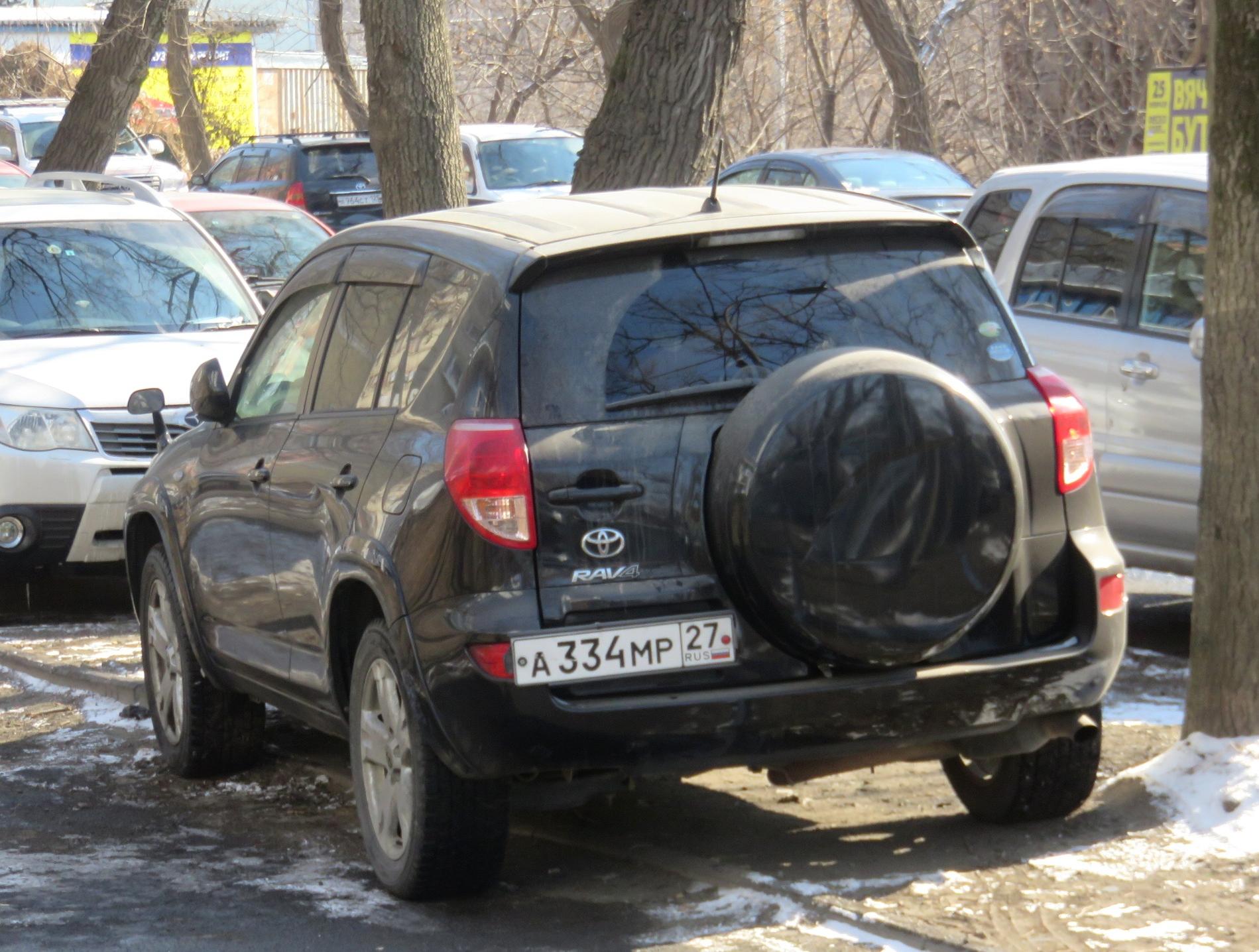 Автомобиль госномер А334МР27