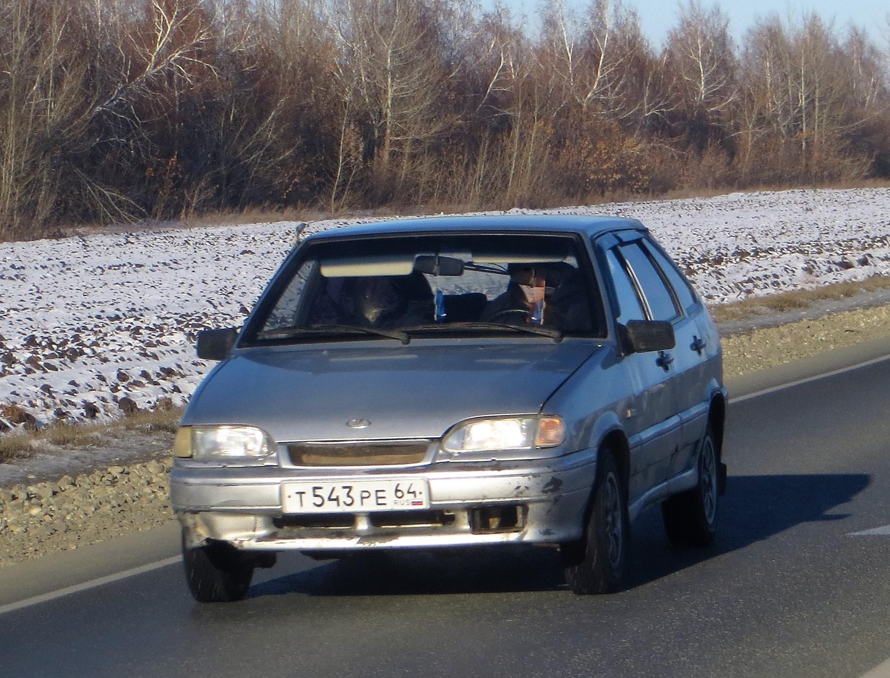 Автомобиль госномер Т543РЕ64