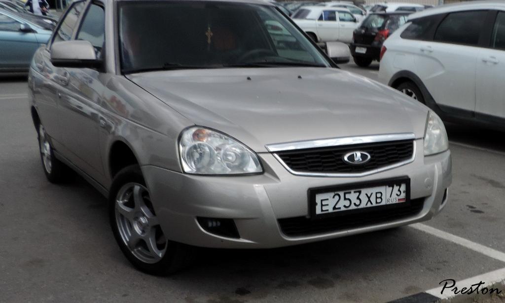 Автомобиль госномер Е253ХВ73