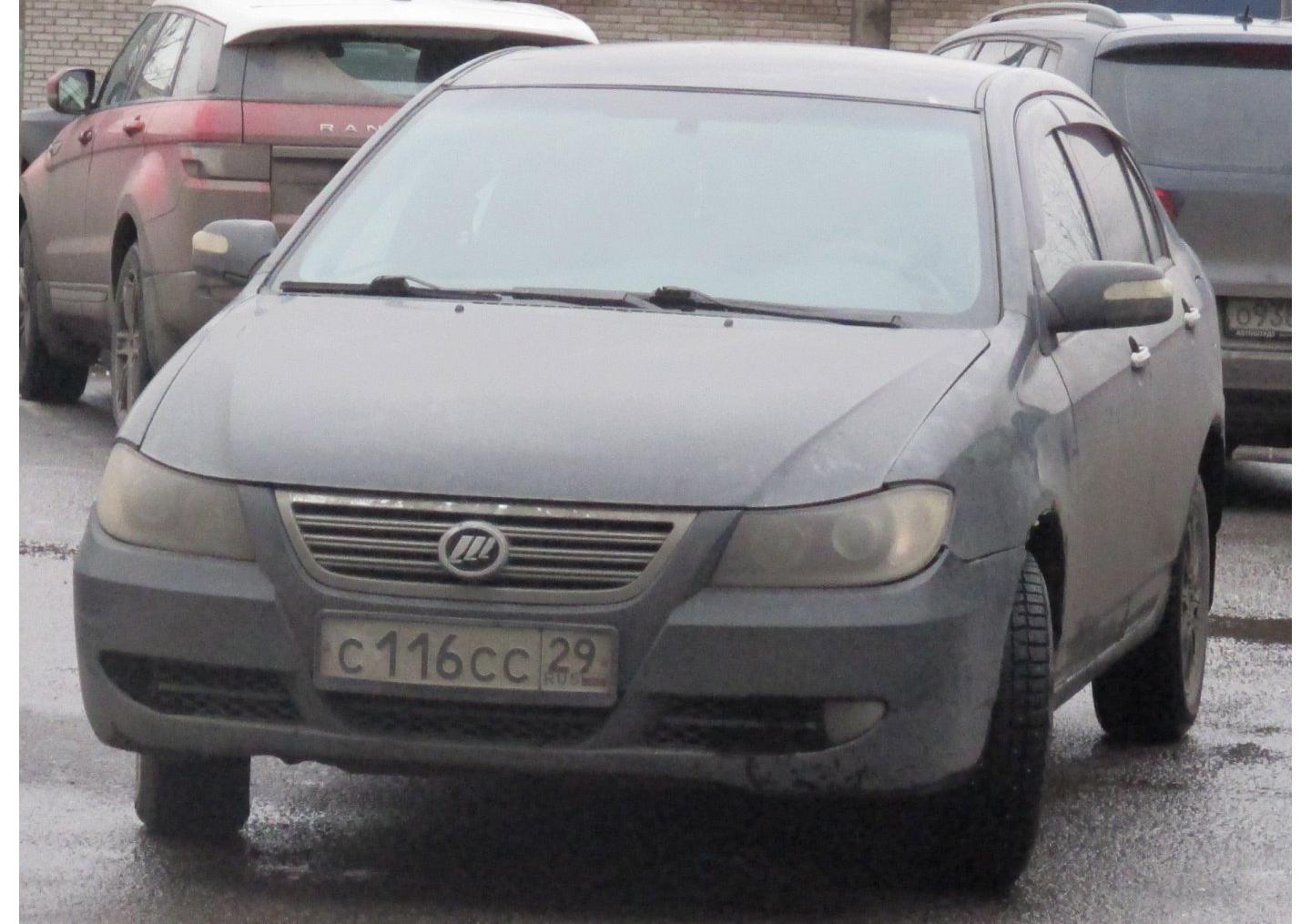 Автомобиль госномер С116СС29