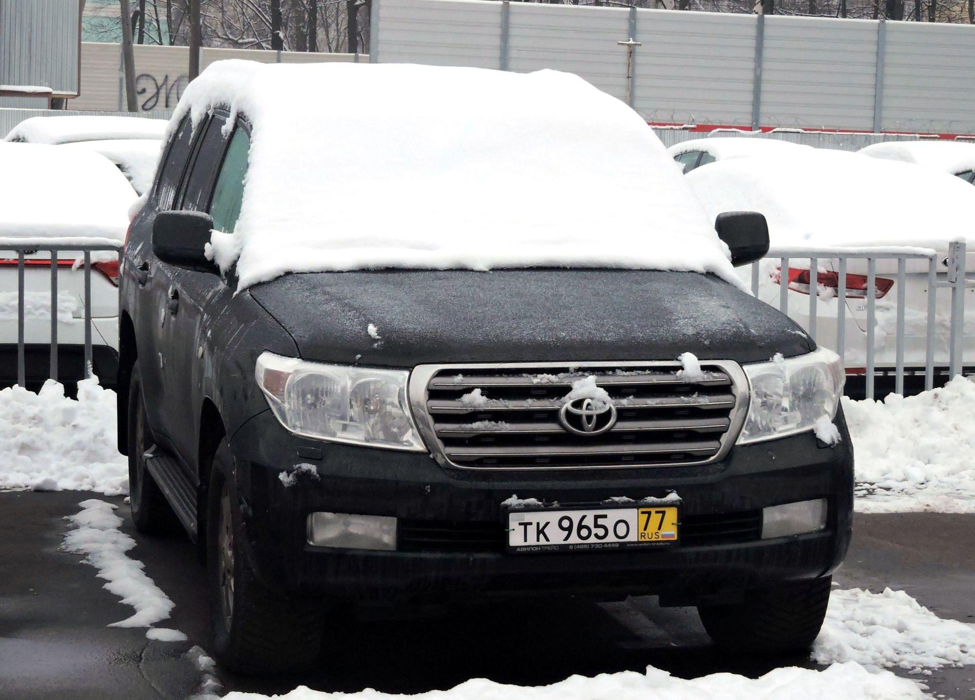 Автомобиль госномер ТК965О77
