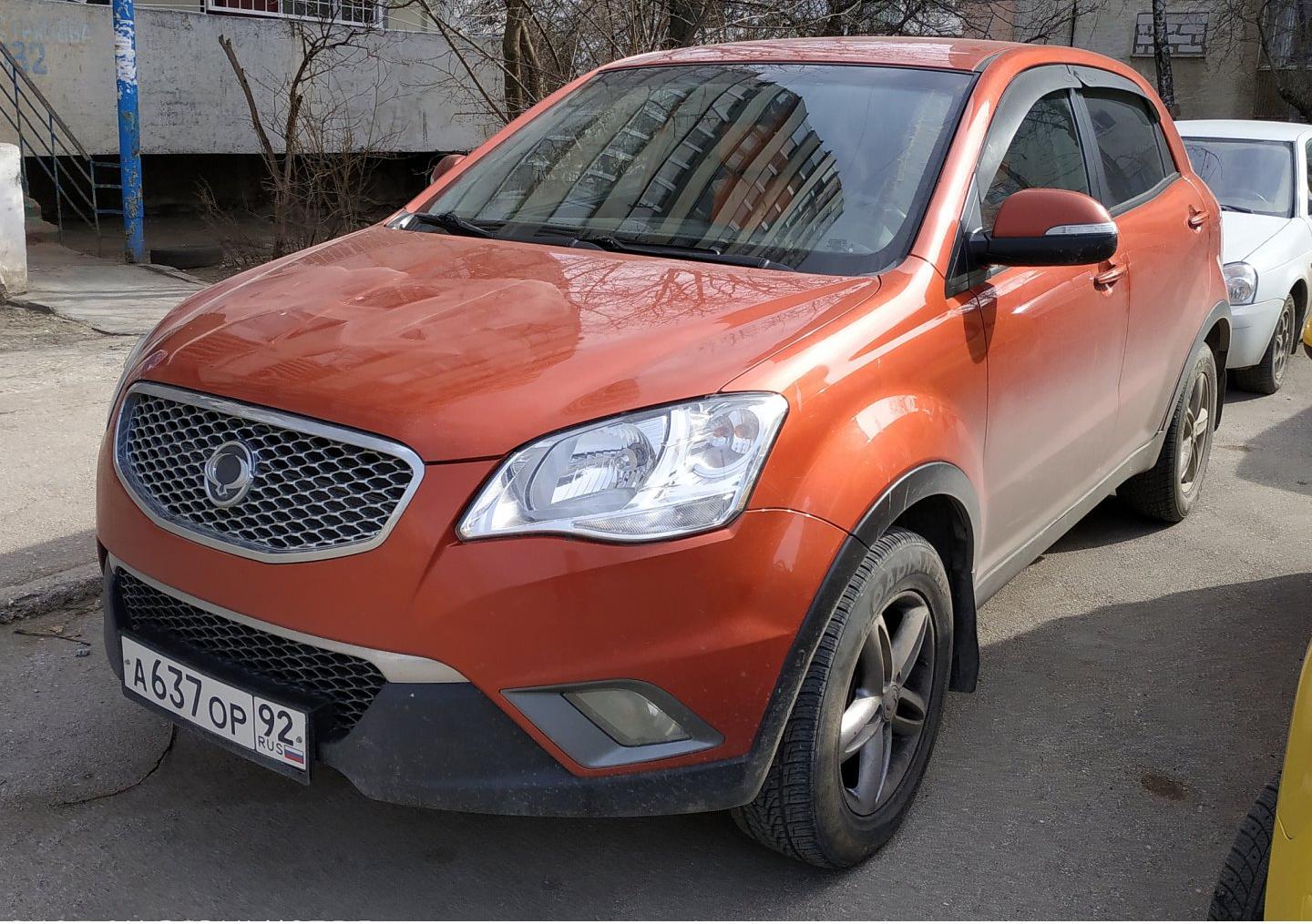 Автомобиль госномер А637ОР92