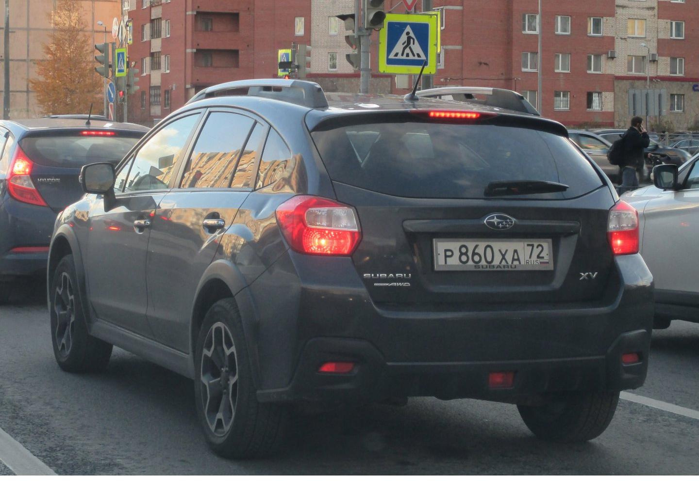 Автомобиль госномер Р860ХА72