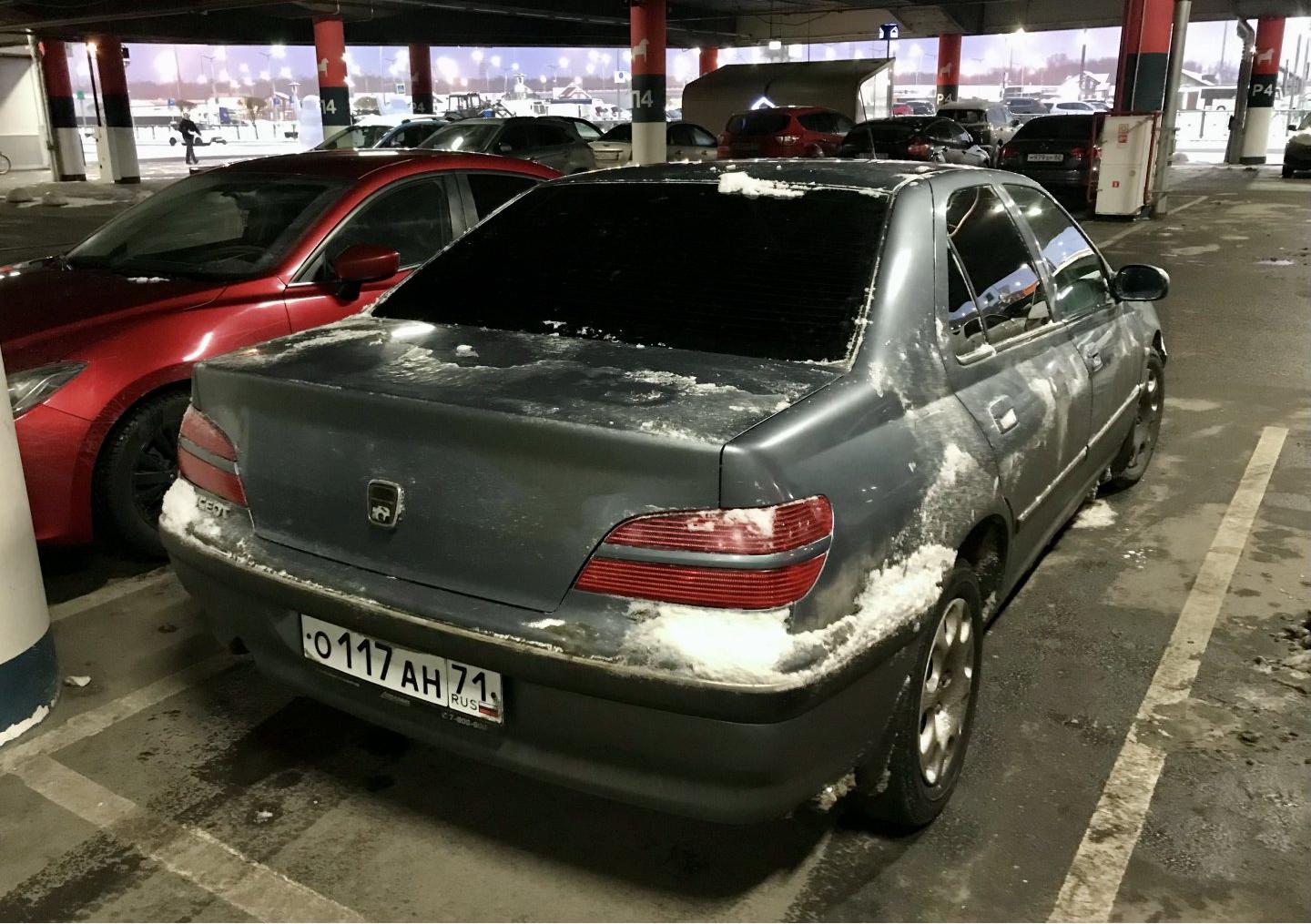 Автомобиль госномер О117АН71