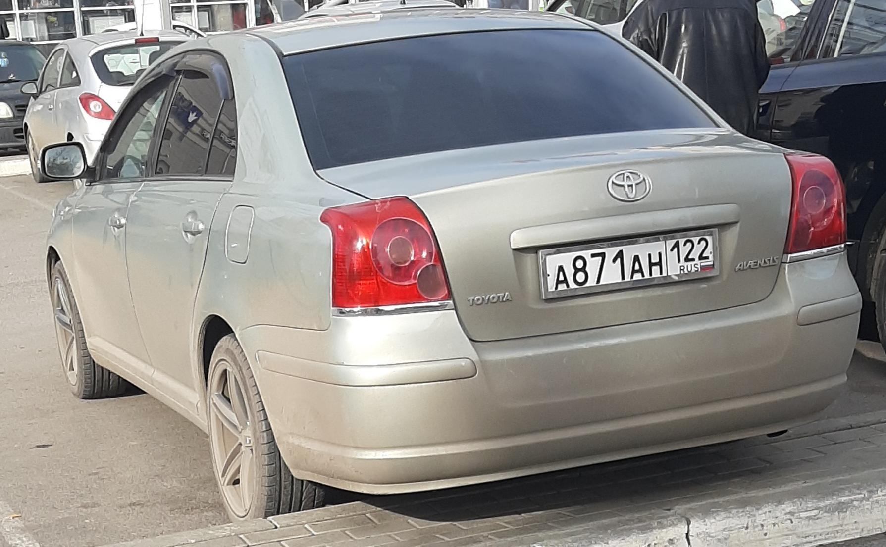 Автомобиль госномер А871АН122