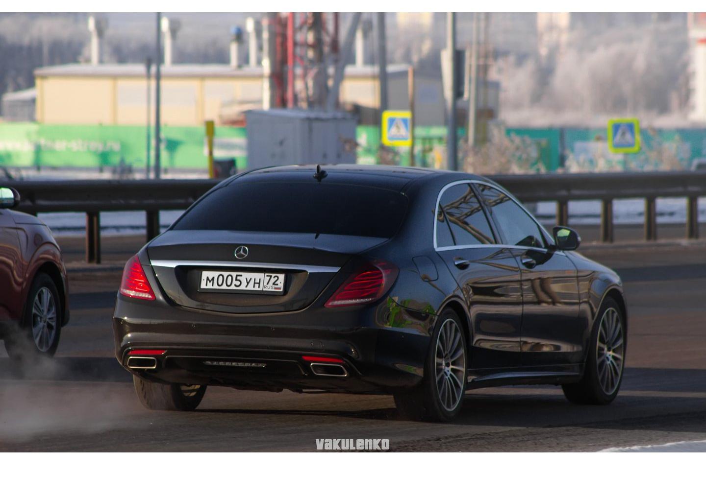 Автомобиль госномер М005УН72