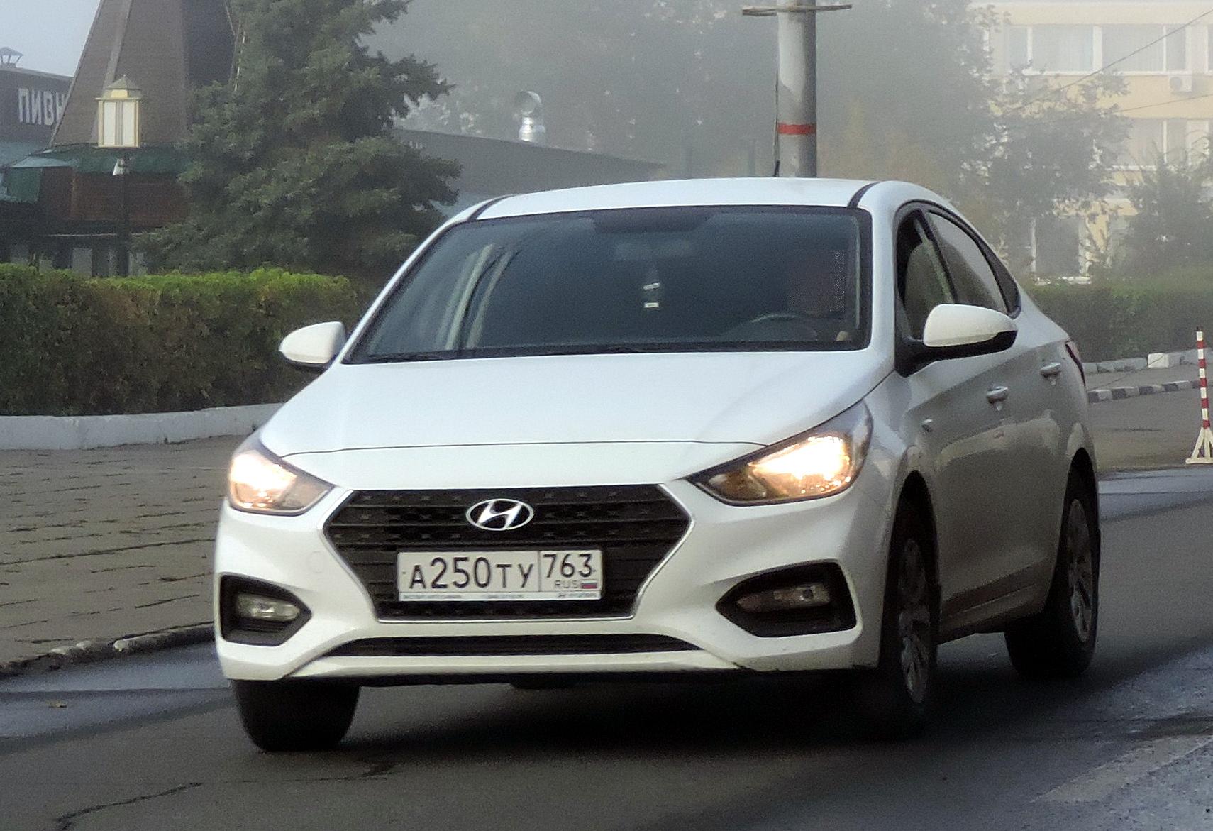 Автомобиль госномер А250ТУ763