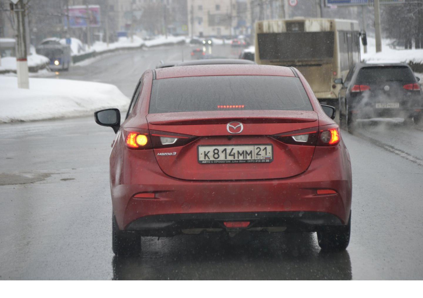 Автомобиль госномер К814ММ21