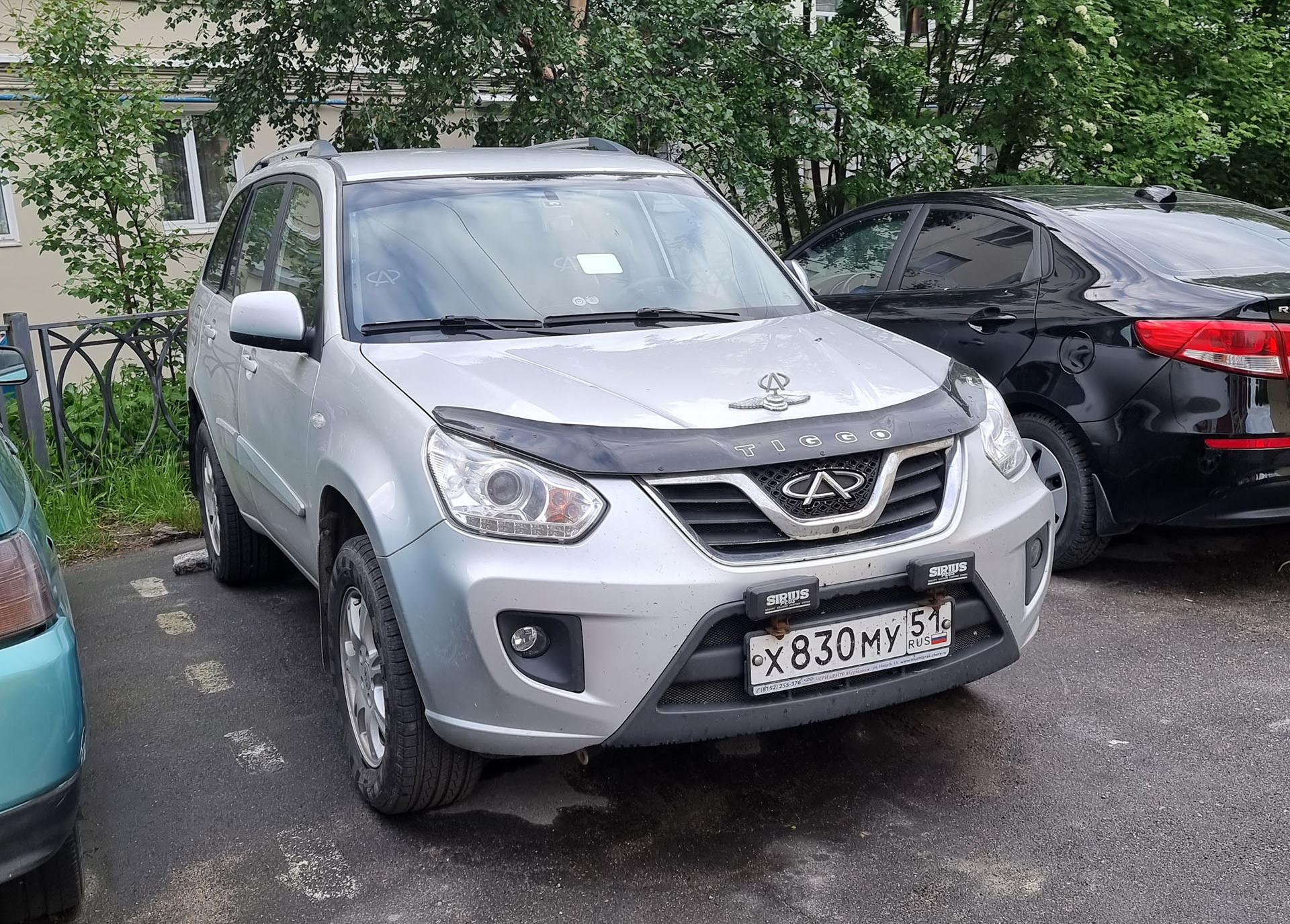Автомобиль госномер Х830МУ51