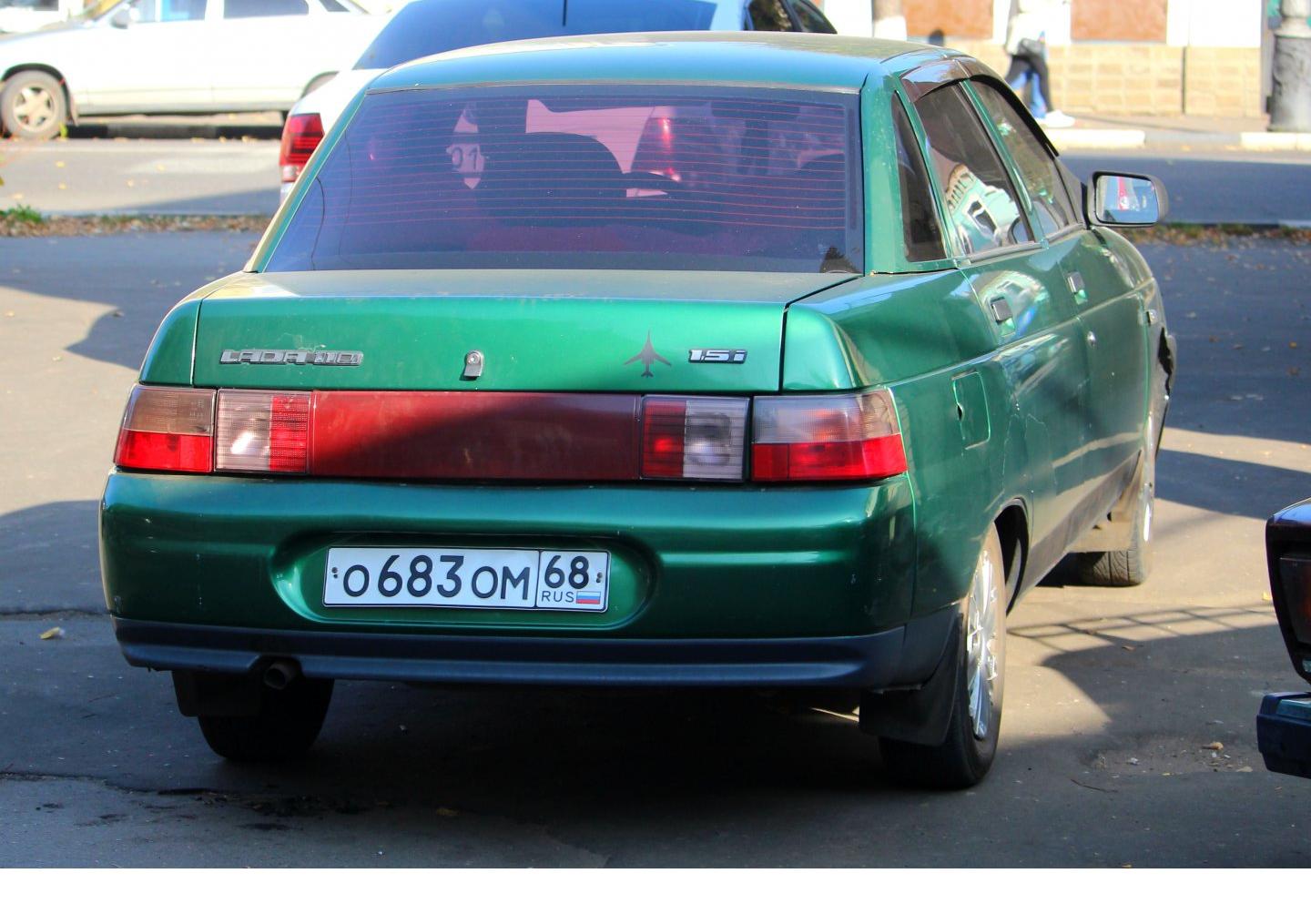 Автомобиль госномер О683ОМ68