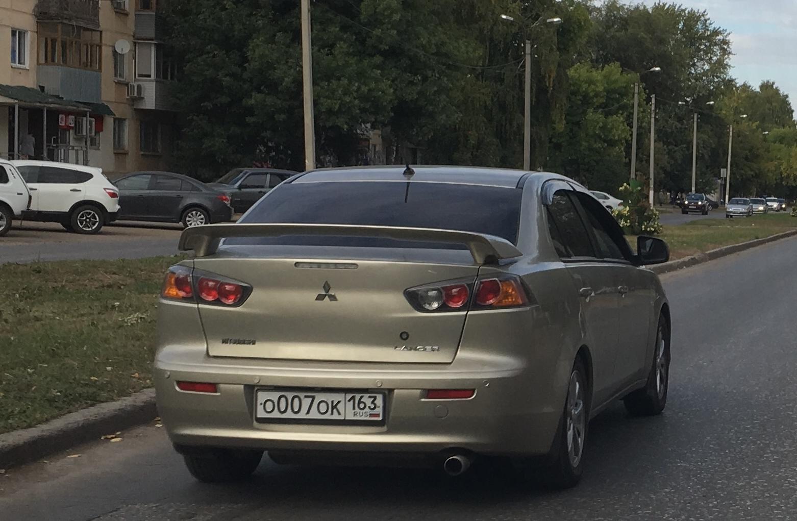 Автомобиль госномер О007ОК163