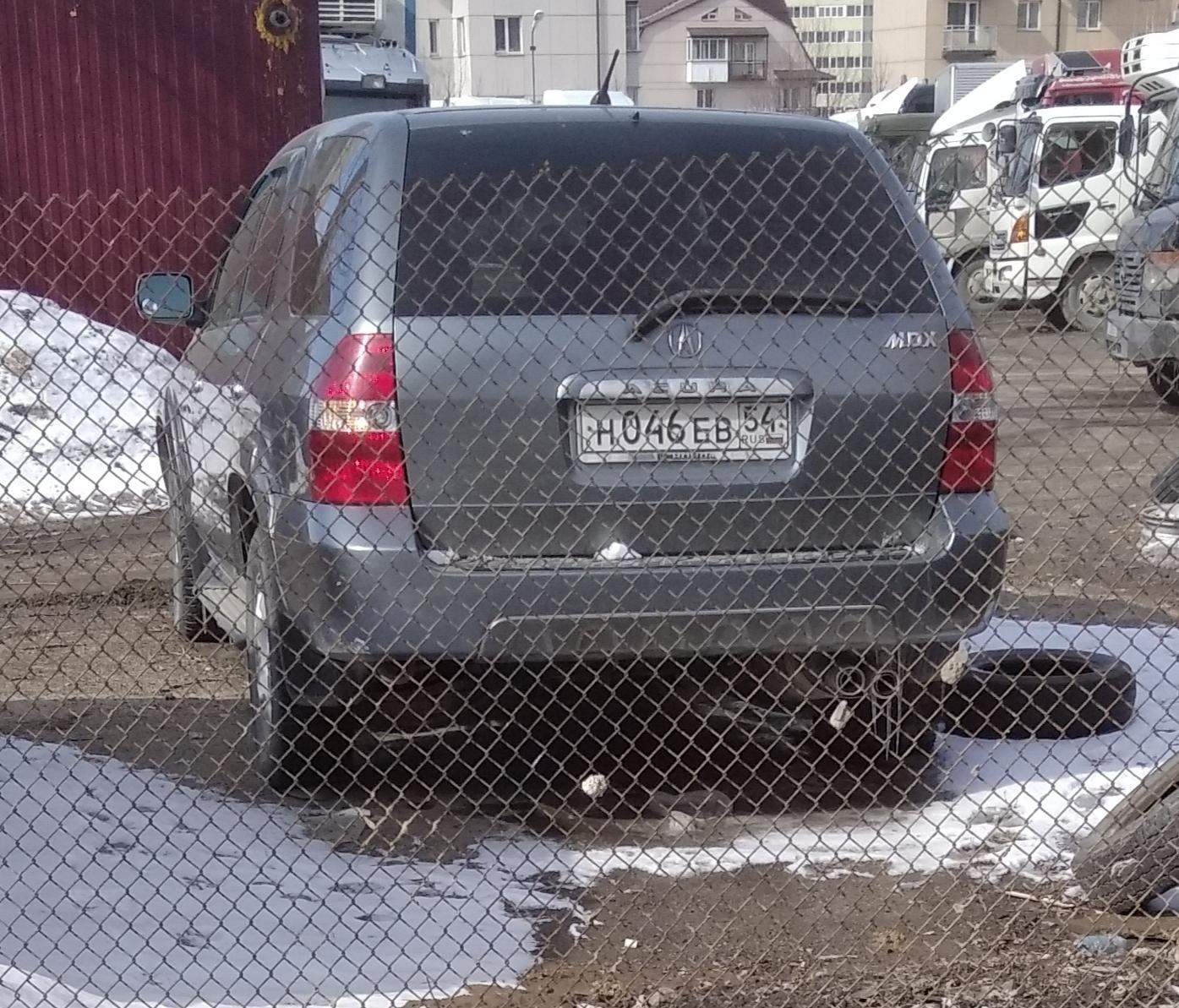 Автомобиль госномер Н046ЕВ54