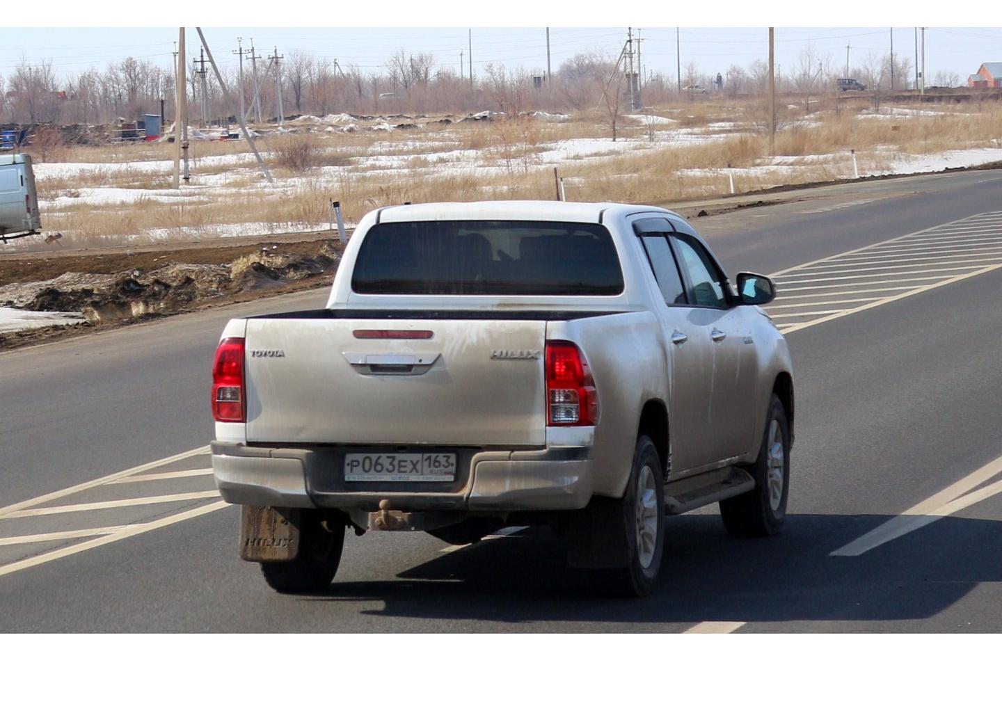 Автомобиль госномер Р063ЕХ163