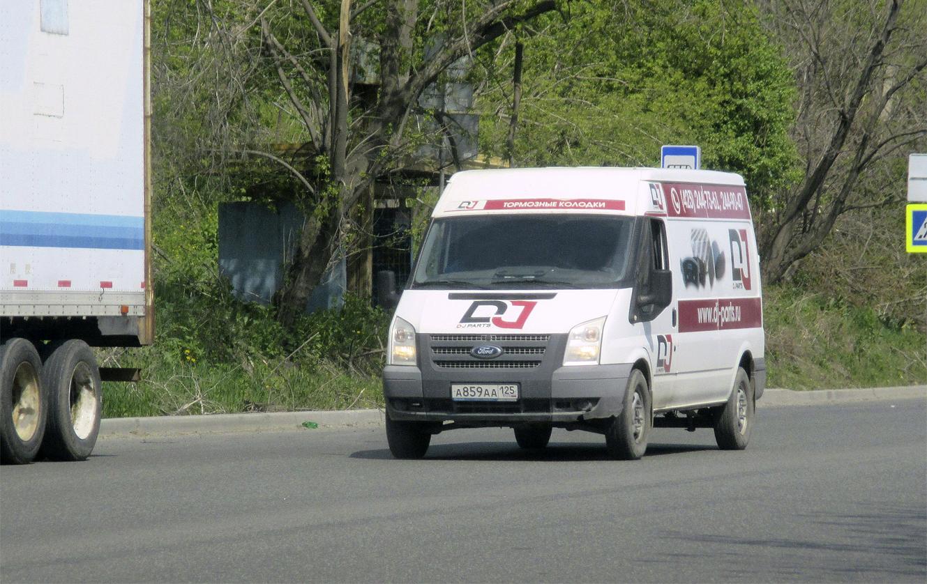 Автомобиль госномер А859АА125