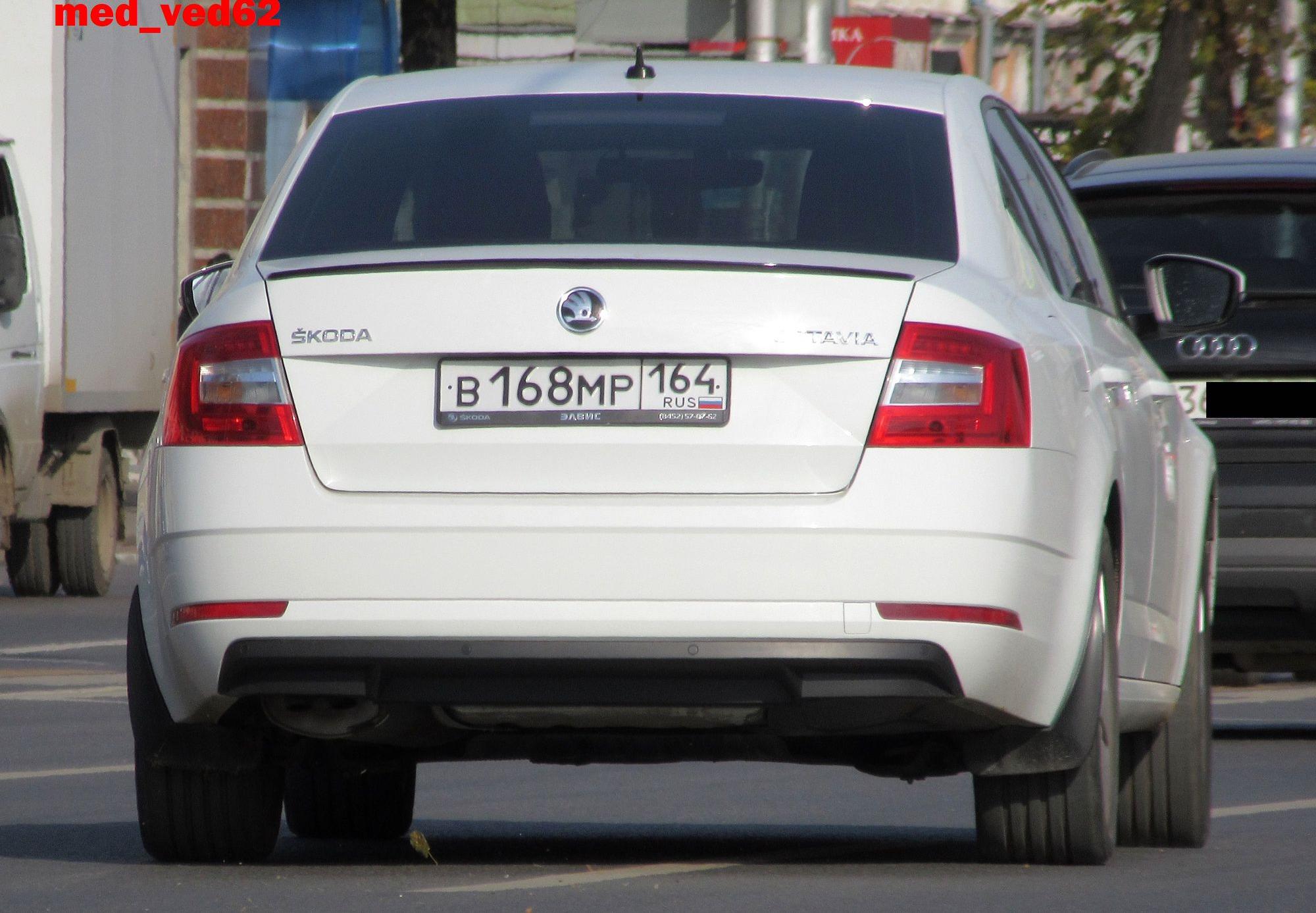 Автомобиль госномер В168МР164