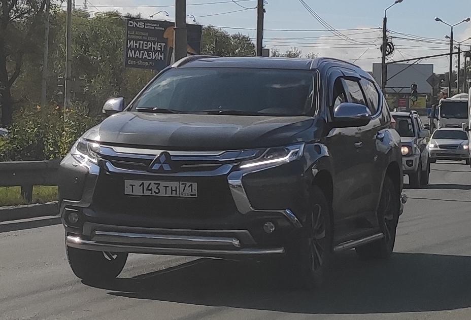 Автомобиль госномер Т143ТН71