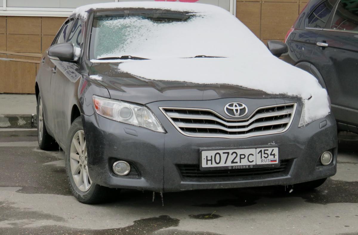 Автомобиль госномер Н072РС154