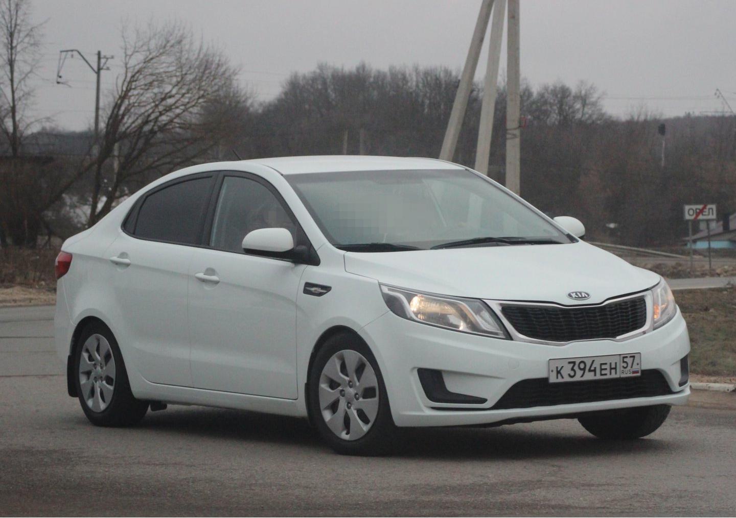 Автомобиль госномер К394ЕН57