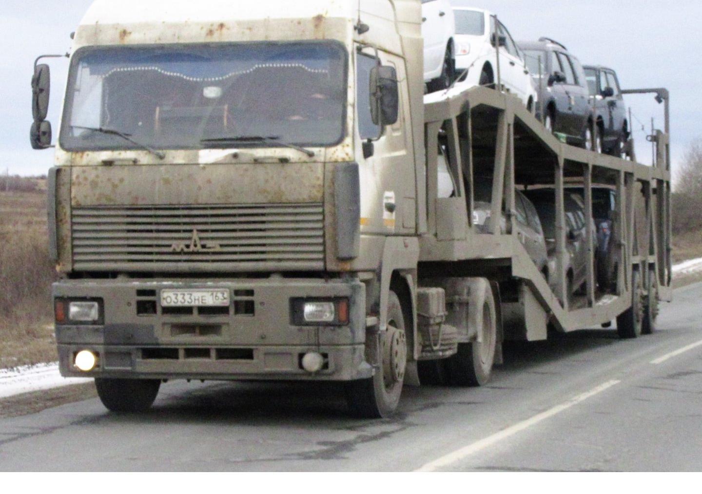 Автомобиль госномер О333НЕ163