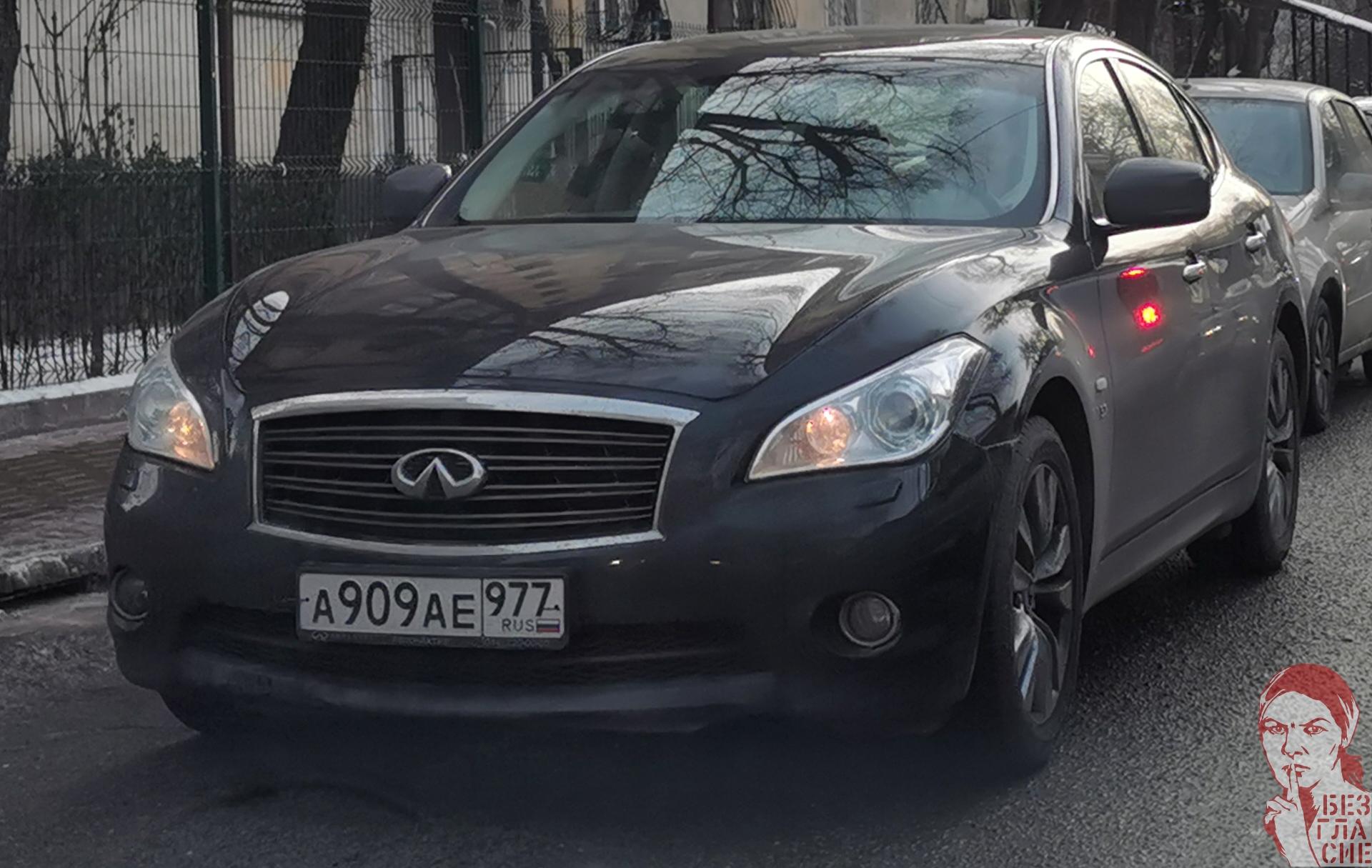 Автомобиль госномер А909АЕ977