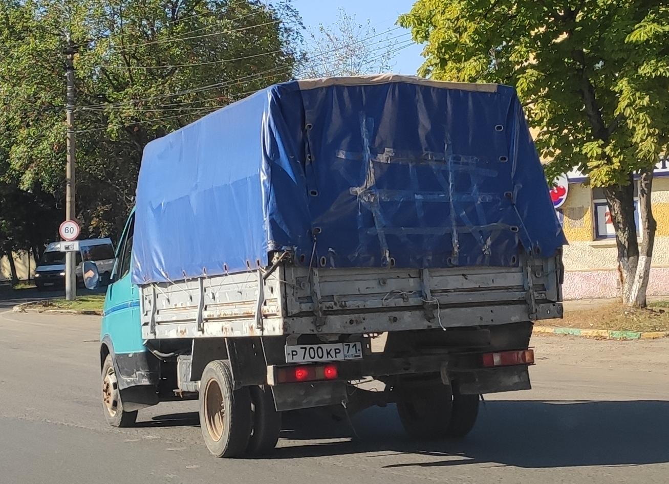 Автомобиль госномер Р700КР71