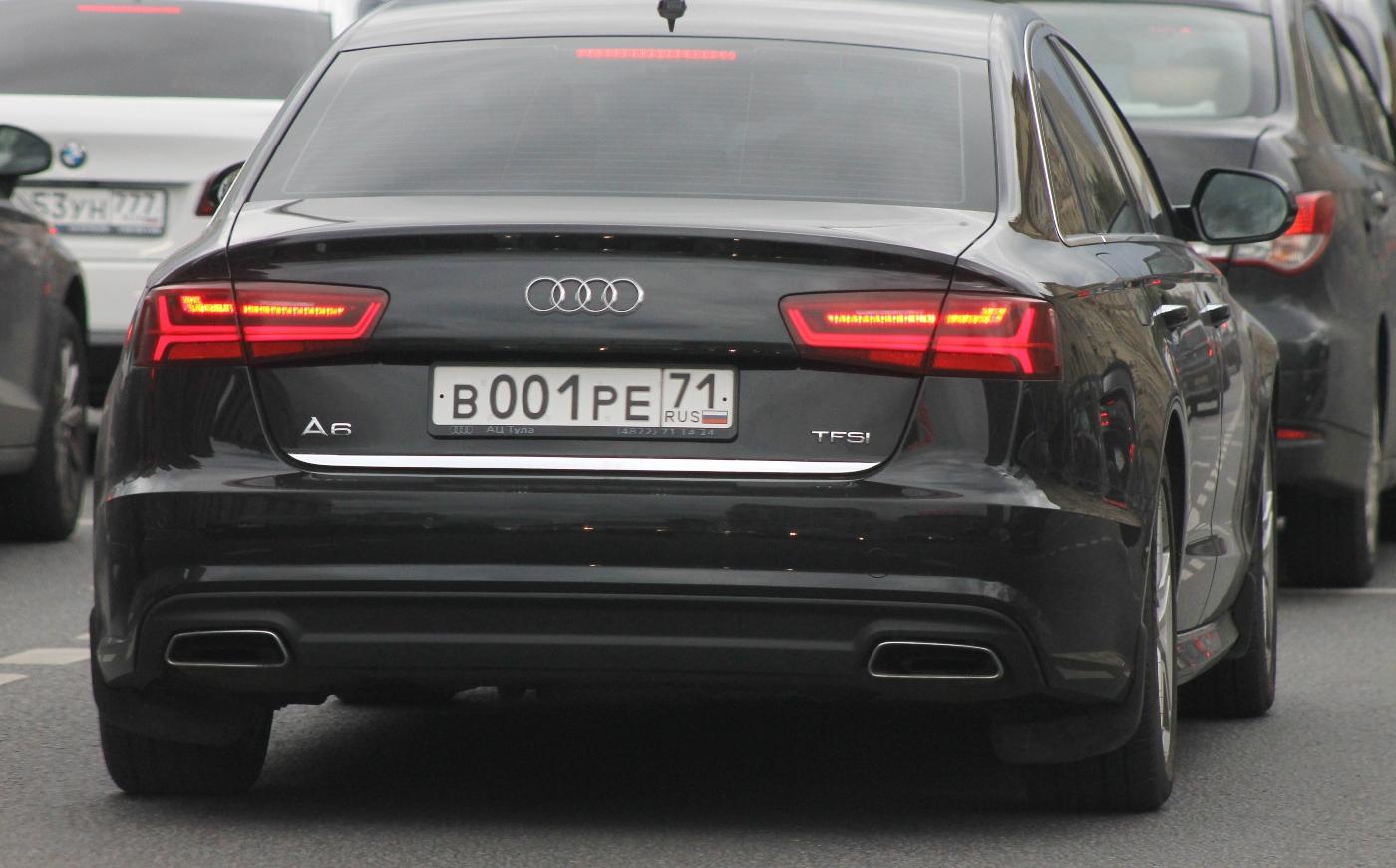 Автомобиль госномер В001РЕ71