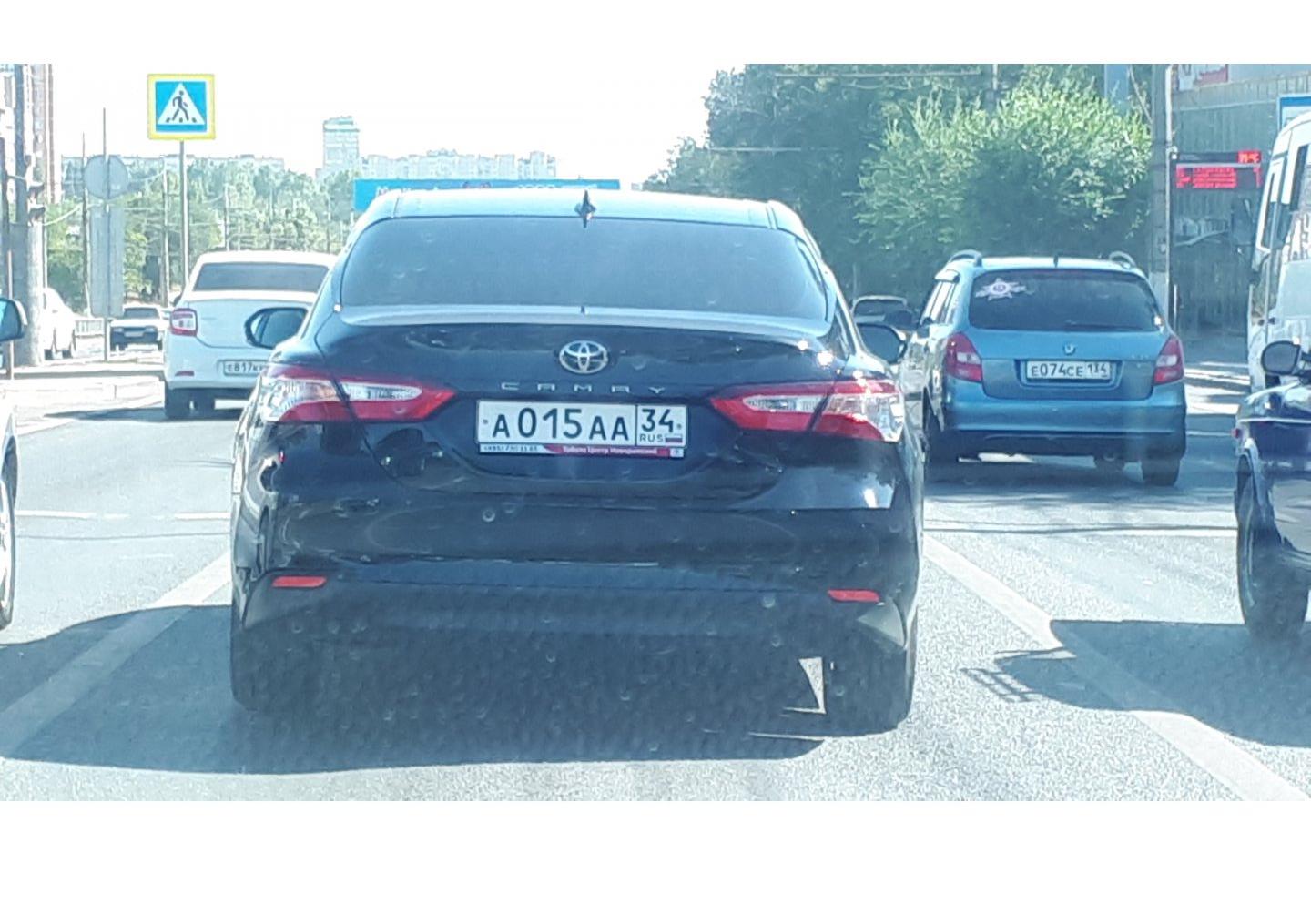 Автомобиль госномер А015АА34
