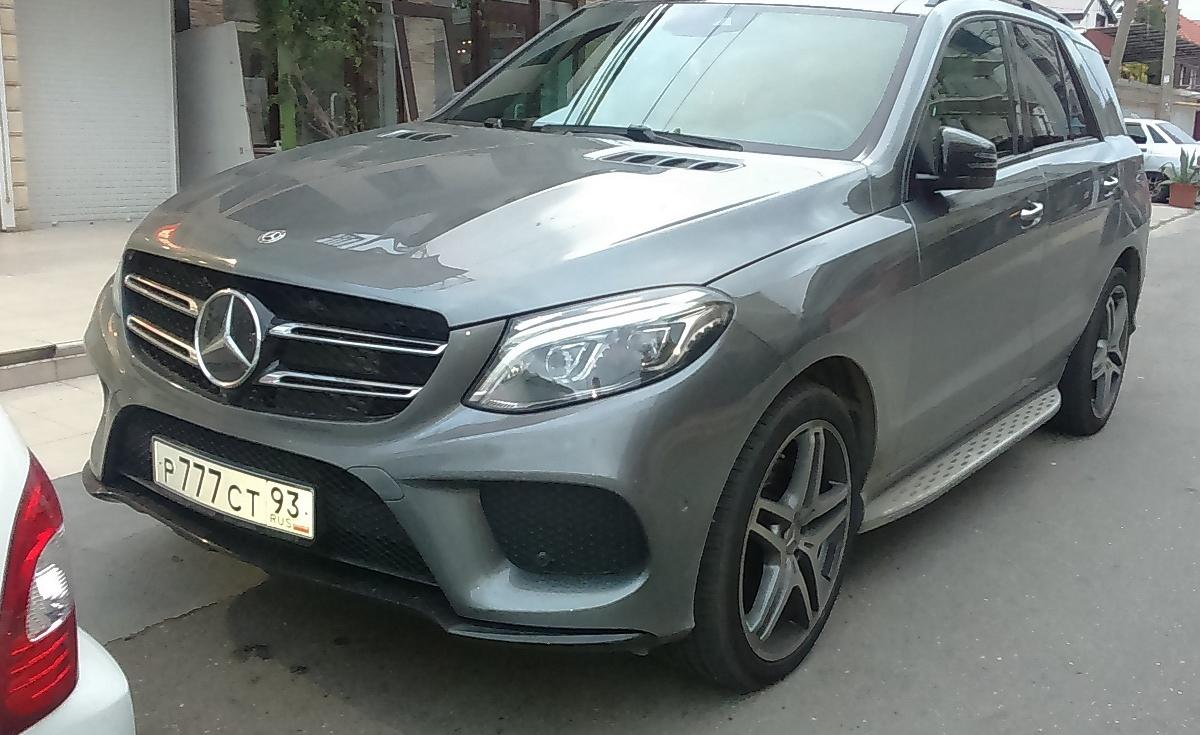 Автомобиль госномер Р777СТ93