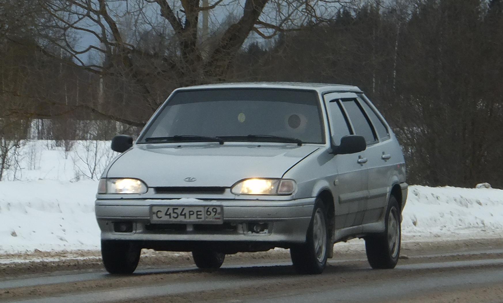 Автомобиль госномер С454РЕ69