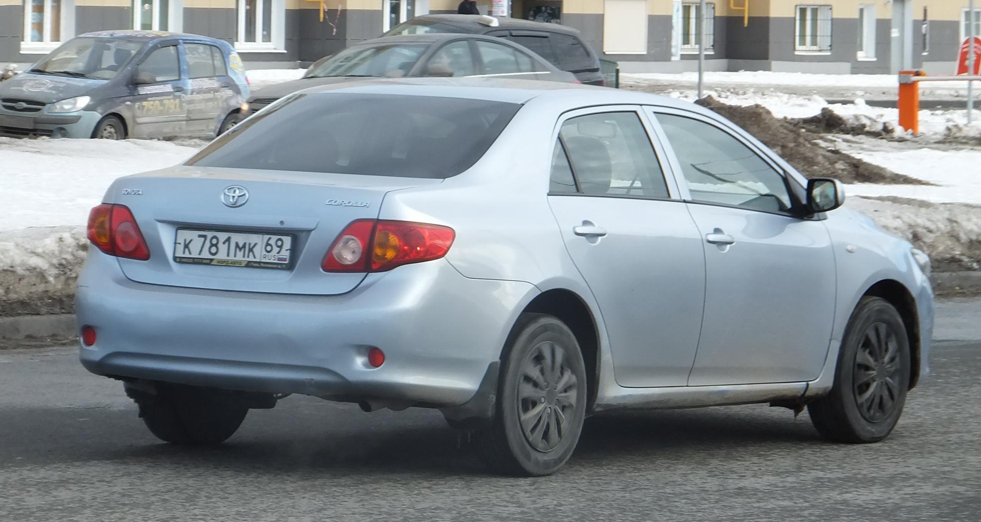 Автомобиль госномер К781МК69