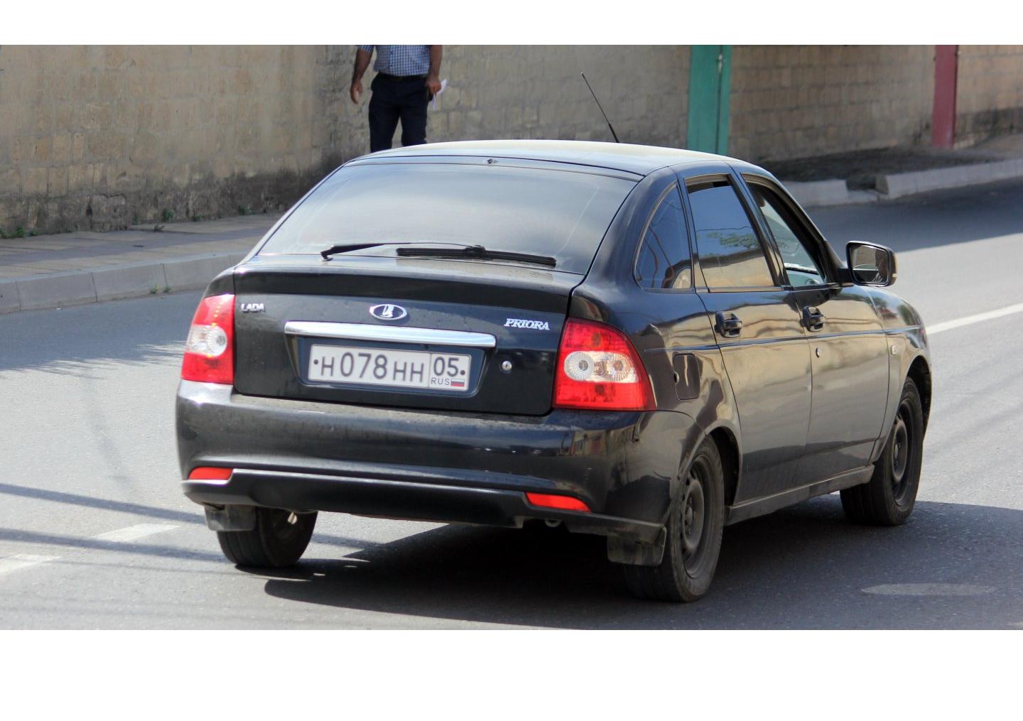Автомобиль госномер Н078НН05