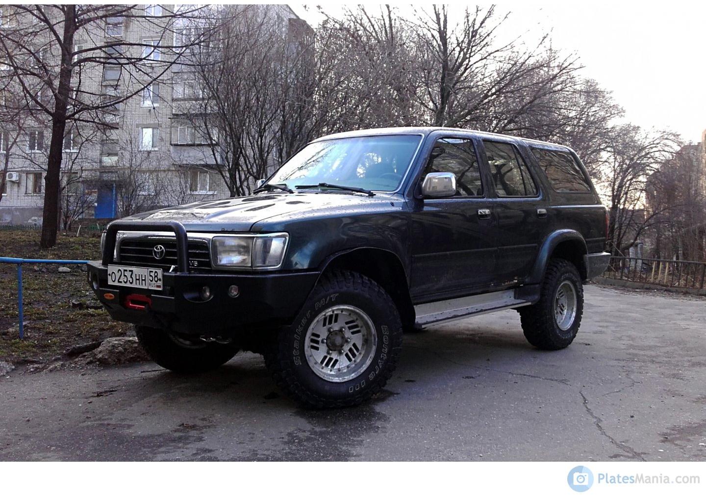 Автомобиль госномер О253НН58