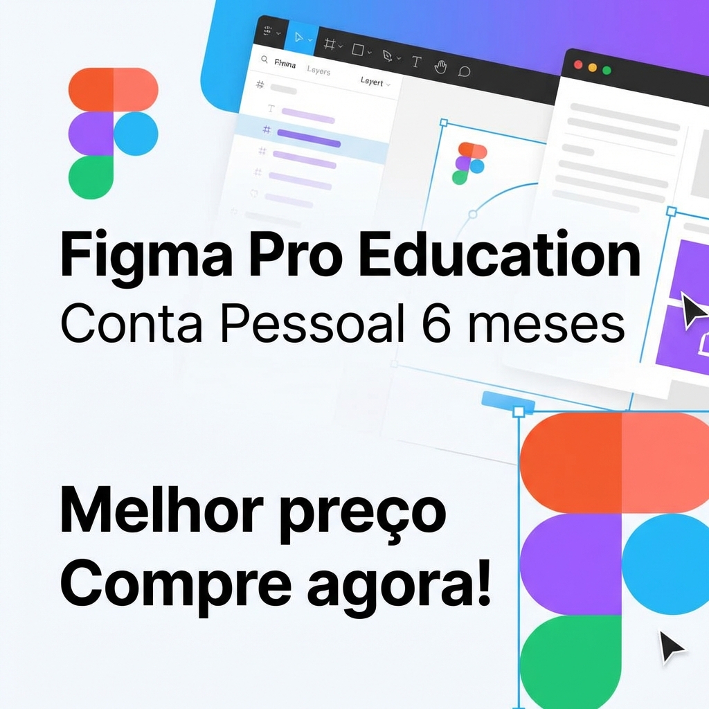 ⚡ Figma Pro Education 6 Meses - Conta pessoal com suporte real 🎨📱 Conta