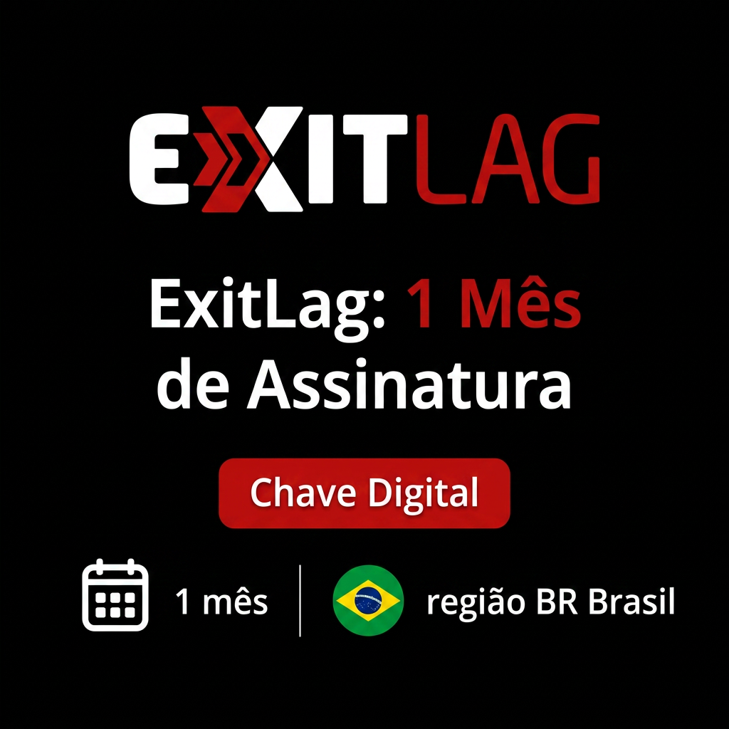 ⚡ +EXITLAG 1 MÊS! | Reduza o ping agora | Envio manual Assinatura