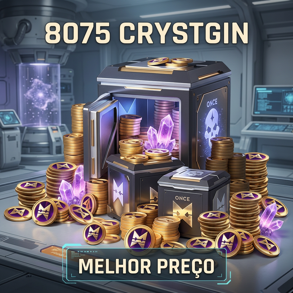 🌊 8075 Crystgin · Once Human · Recarga de Elite · Envio manual Moeda
