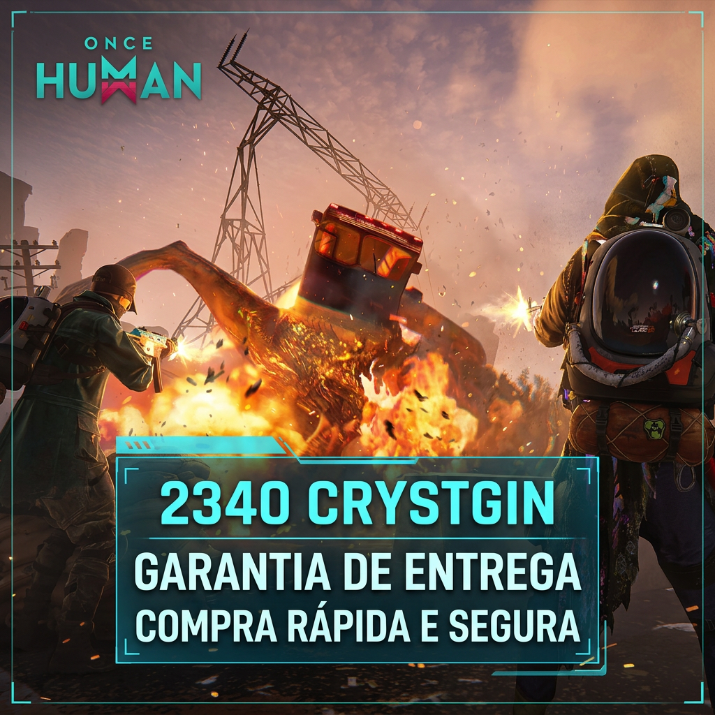 🌊 2340 Crystgin · Once Human · Recarga por ID + Servidor + Região · Envio manual Moeda