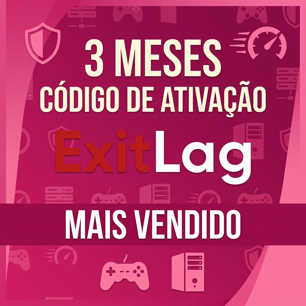 🔹 ExitLag · 3 Meses · Chave Digital · Envio manual Assinatura
