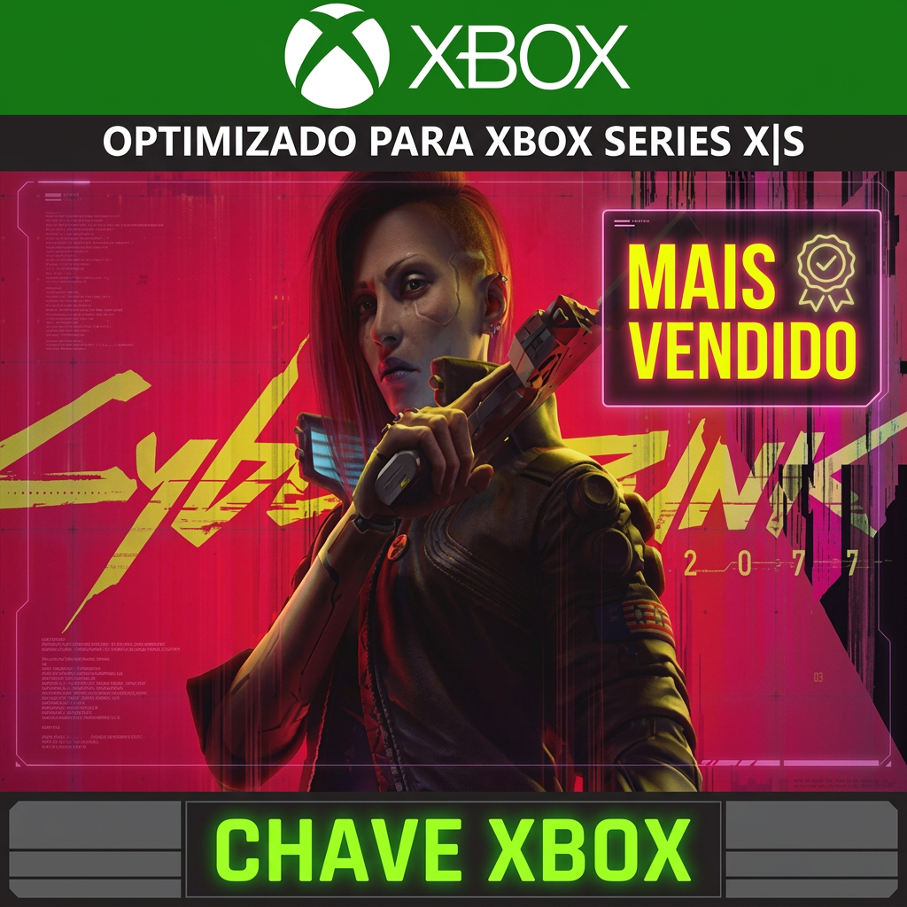 🛠️ Cyberpunk 2077 Standard · Xbox Key · Ficha Técnica & Ativação · Envio manual