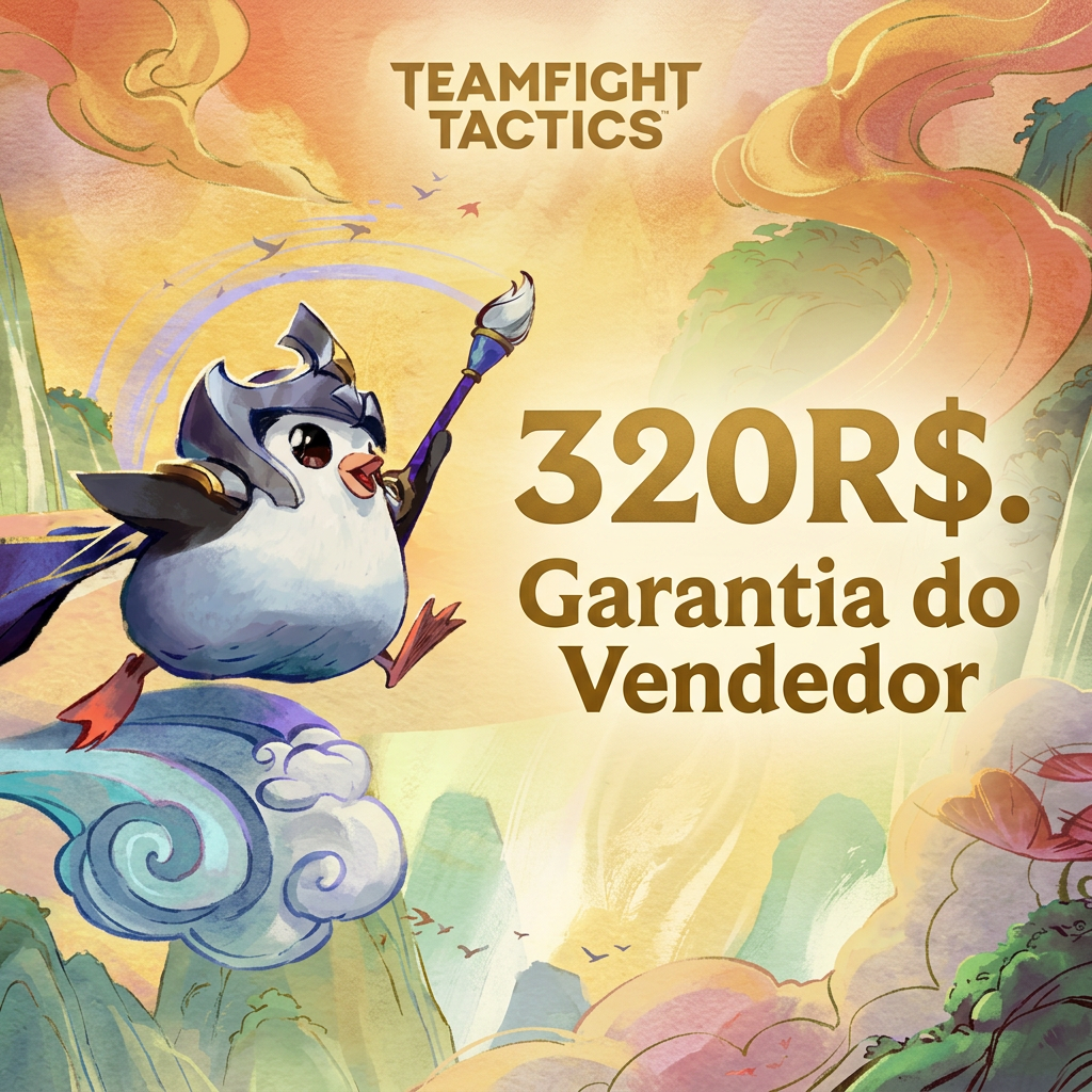 🌟 320 BRL em saldo Riot | Vale digital para Teamfight Tactics
