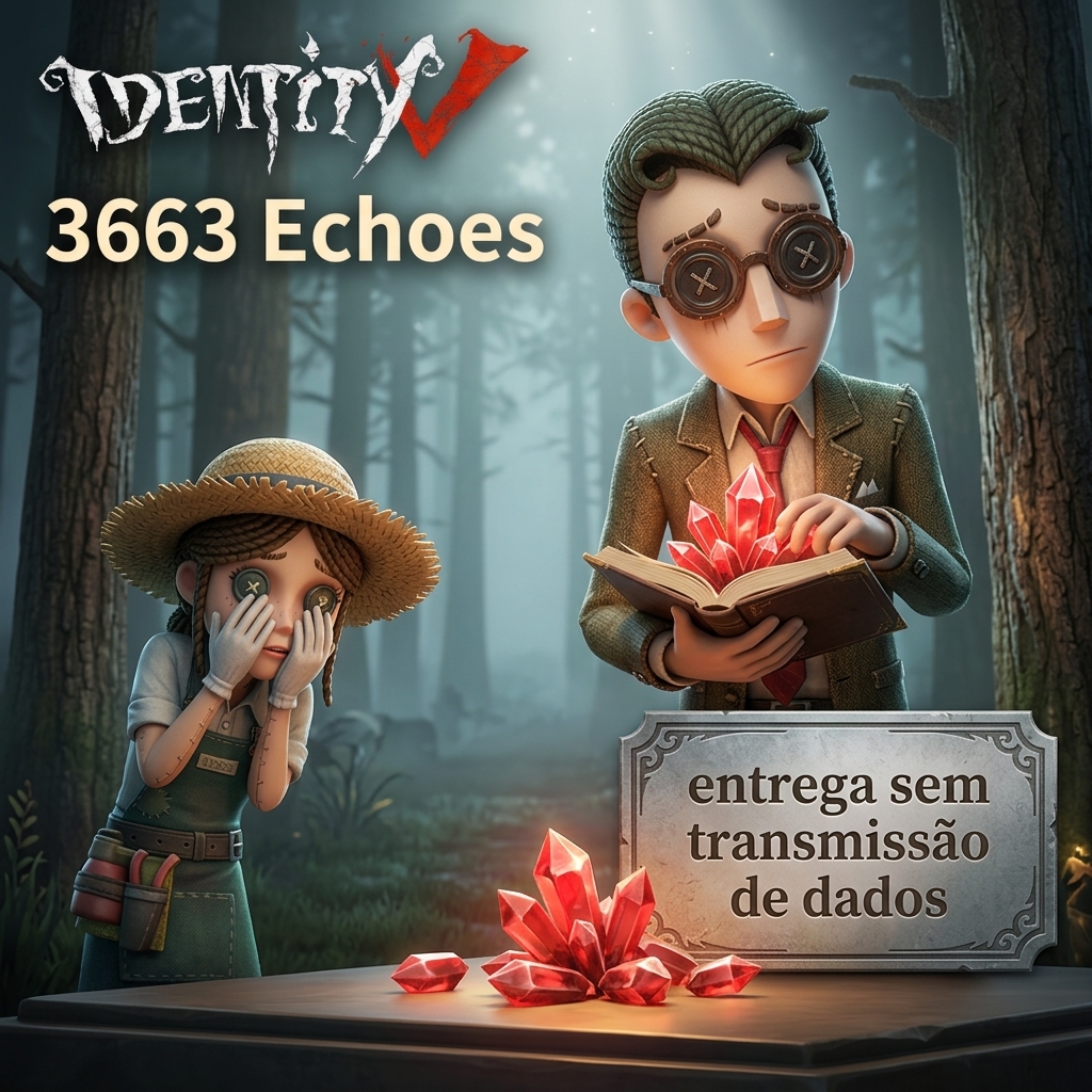 🎮 Identity V — 3663 Echoes (3330 + 333 bônus) | Recarga por ID + Servidor | Envio manual Moeda