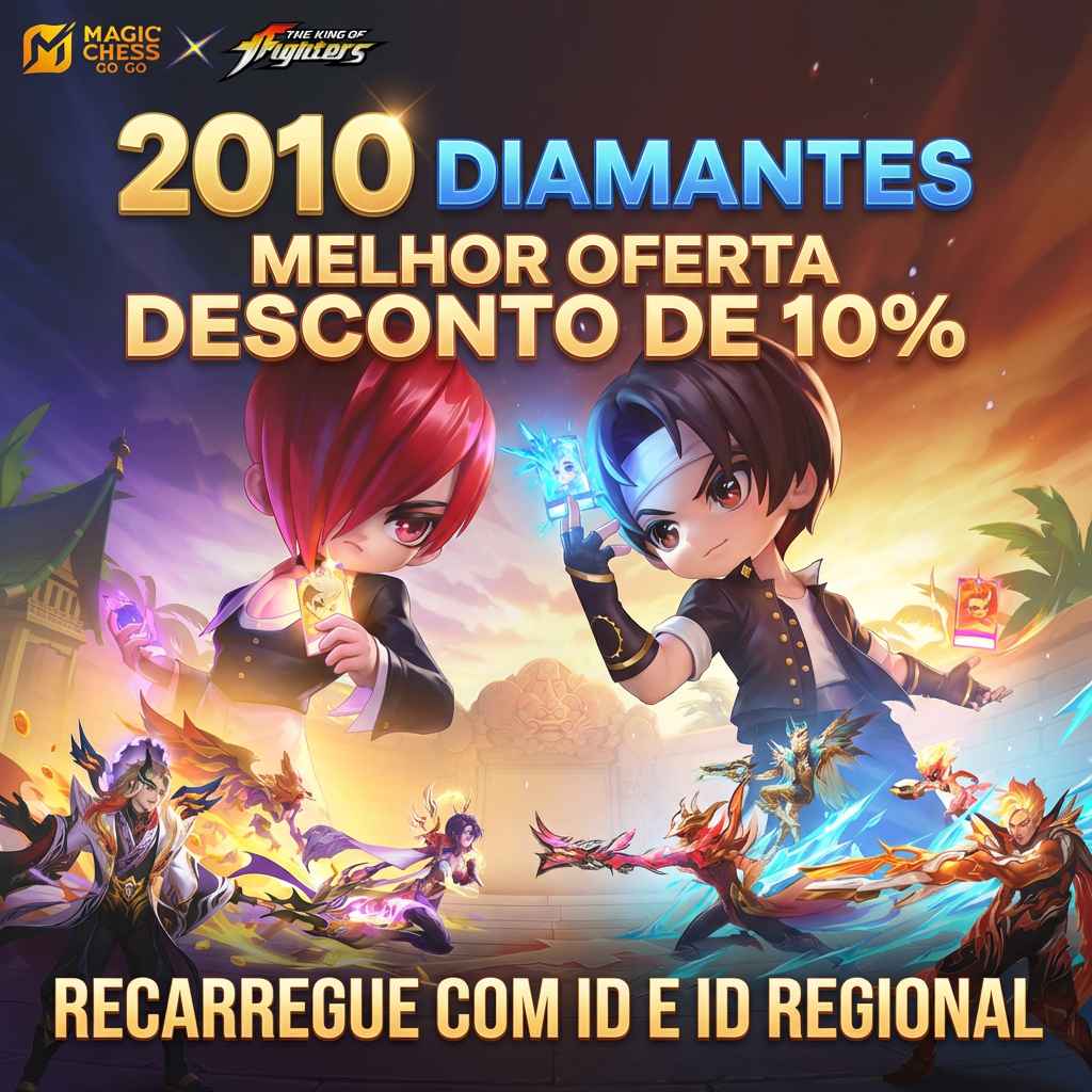 💥 Magic Chess: Go Go 2010 Diamonds - Recarga por ID com entrega manual 🪙🔥 Moeda