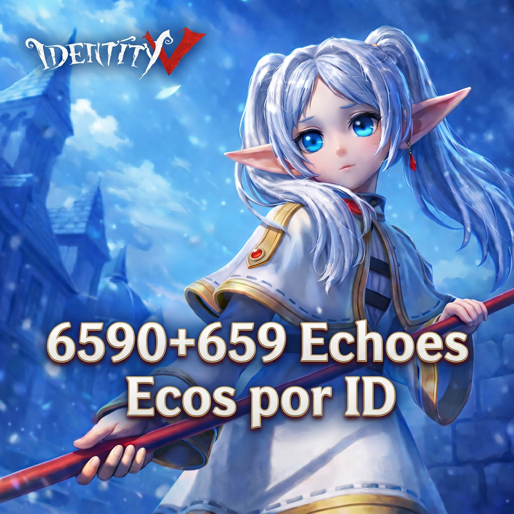 ✅ RECARGA GARANTIDA | Identity V 7249 Ecos | Por ID + Servidor | Envio manual Moeda