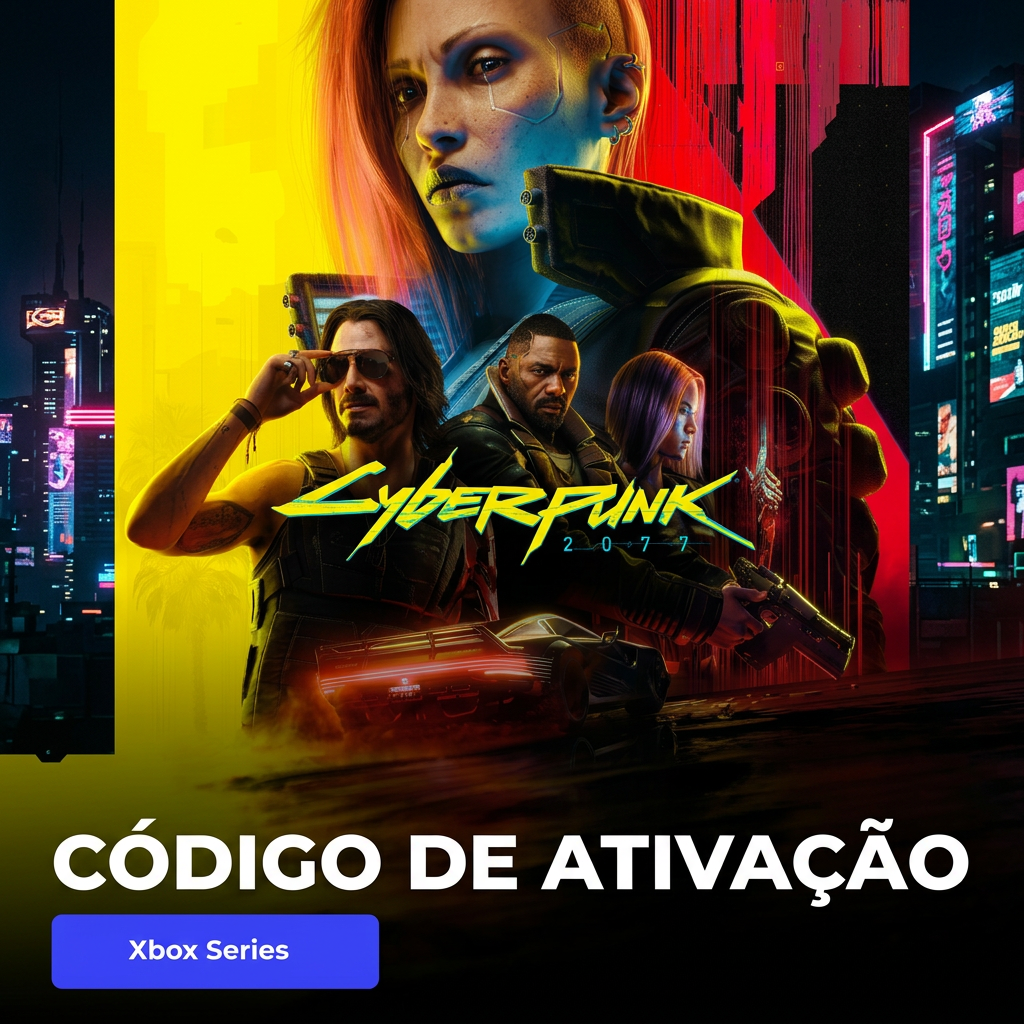 ✅ GARANTIA DE ATIVAÇÃO | Cyberpunk 2077 Standard | Chave de Acesso Xbox | Envio manual