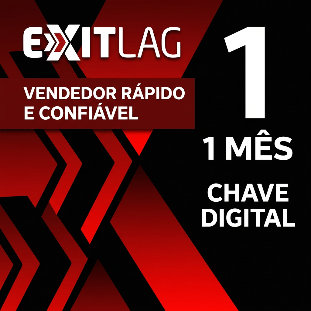 🌊 ExitLag 1 Mês | Conexão fluida | Chave de Acesso | Envio manual Assinatura